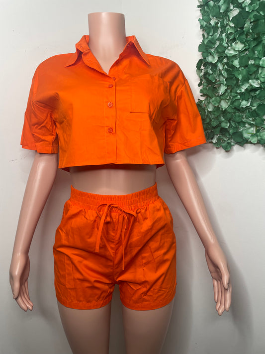 Spring Fling 2 Piece Set (Orange)