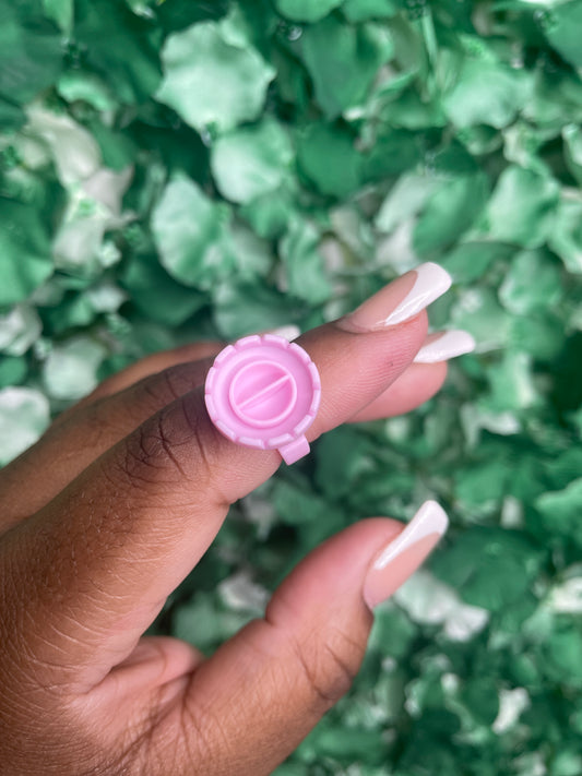Glue Rings (Round/Pink)