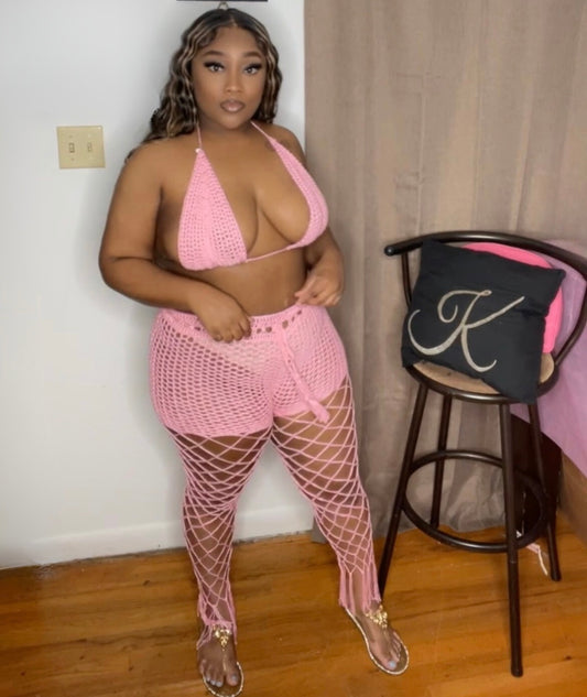 Beach Don’t Kill My Vibe Set (Pink)