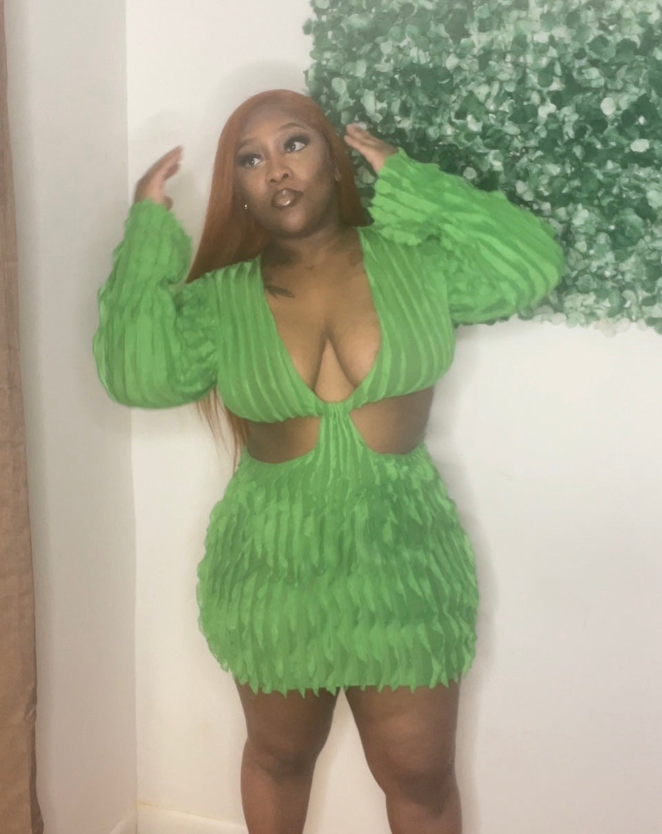 Trouble Maker Dress (Green)