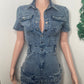 Miss Thing Jean Romper
