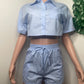 Spring Fling 2 Piece Set (Light Blue)