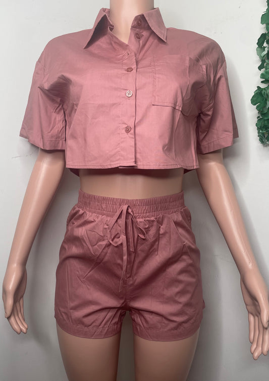 Spring Fling 2 Piece Set (Nude Pink)