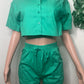 Spring Fling 2 Piece Set (Cyan Green)
