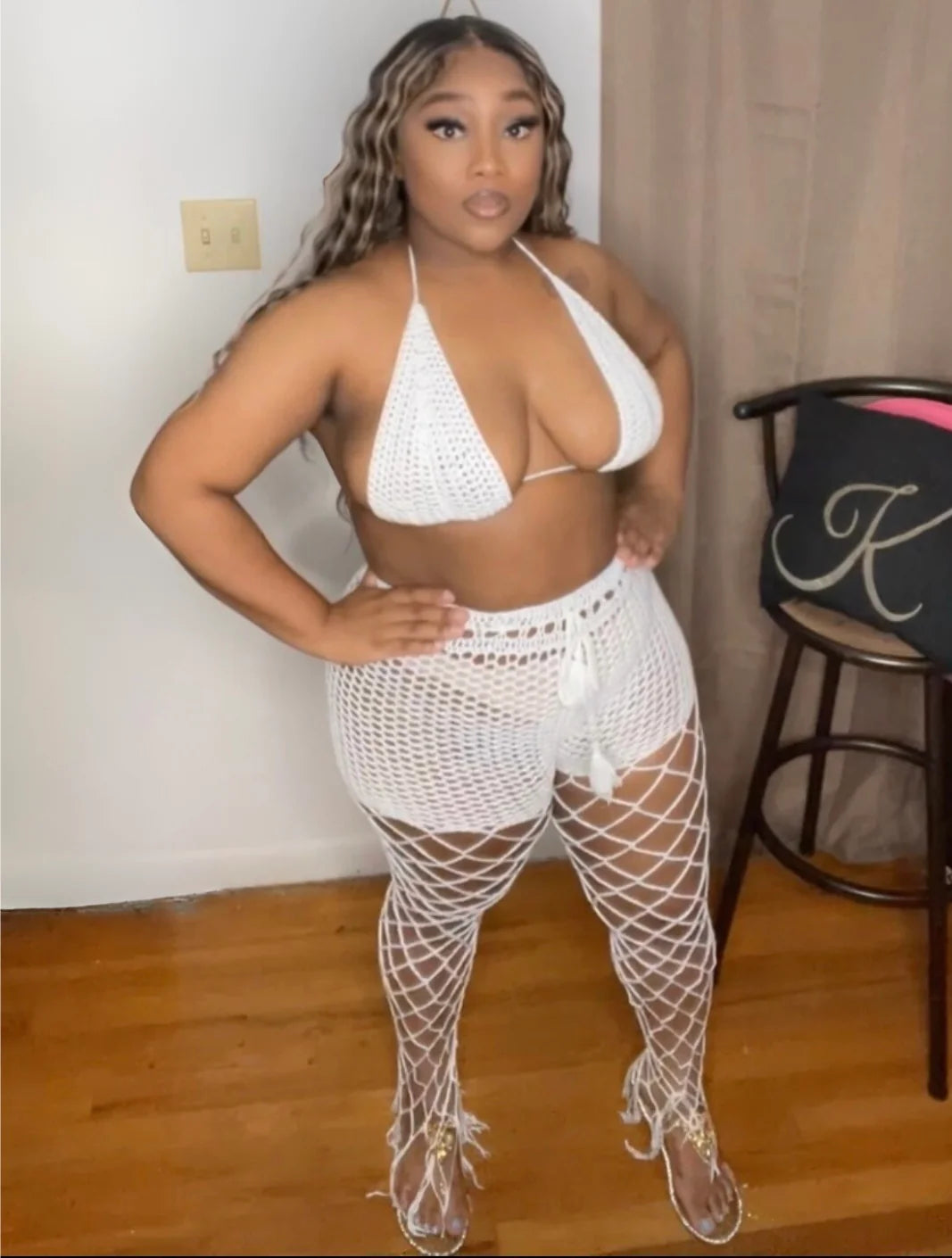 Beach Don’t Kill My Vibe Set (White)