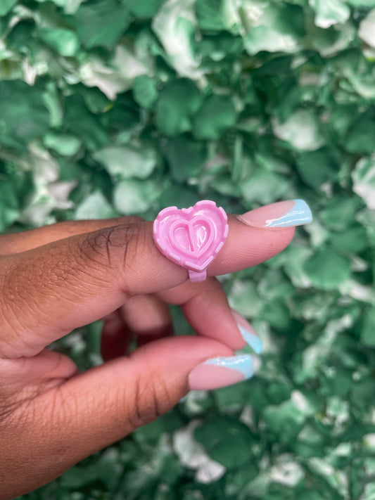 Heart Glue Rings