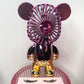 Metallic Teddy Bear Fan (Pink/Gold)
