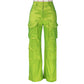 Rich Girl Cargo Pants (Slime Green)